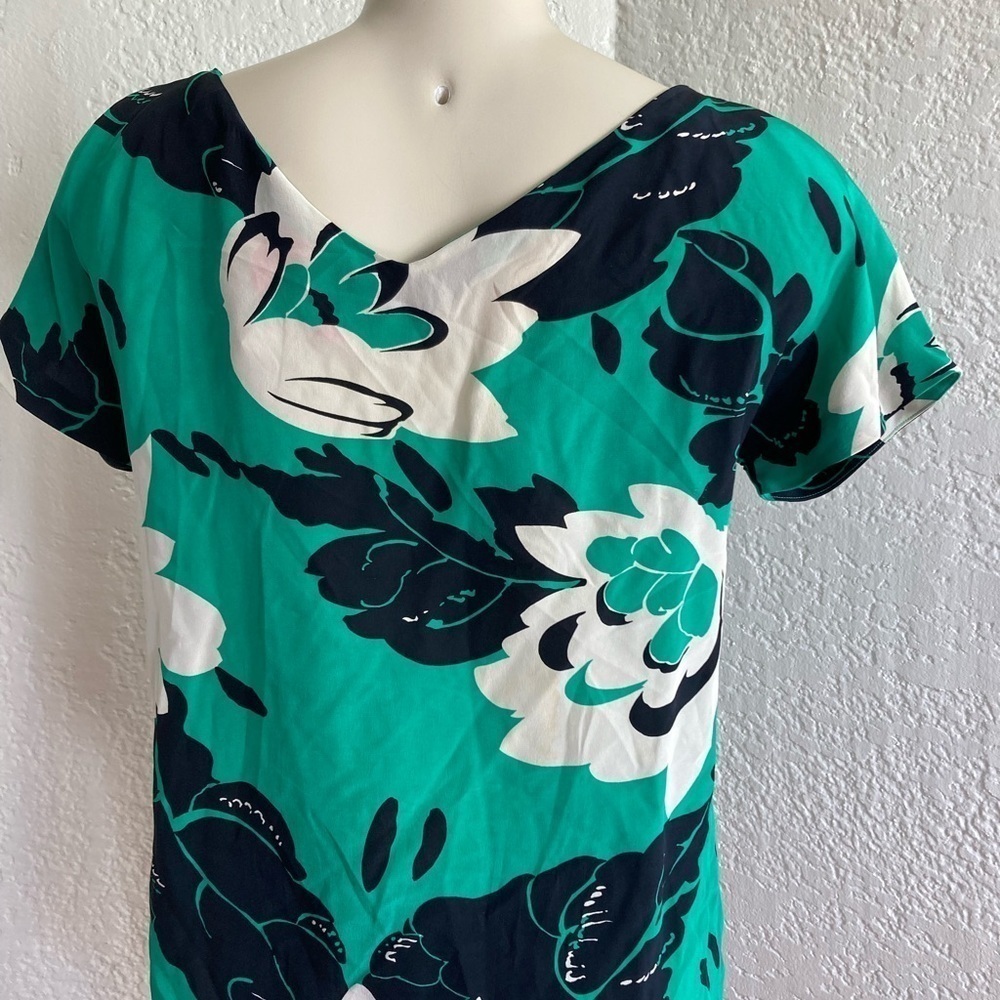 MISS O by Oscar de larenta VTG silk blouse . SZ 6 - Picture 7 of 9